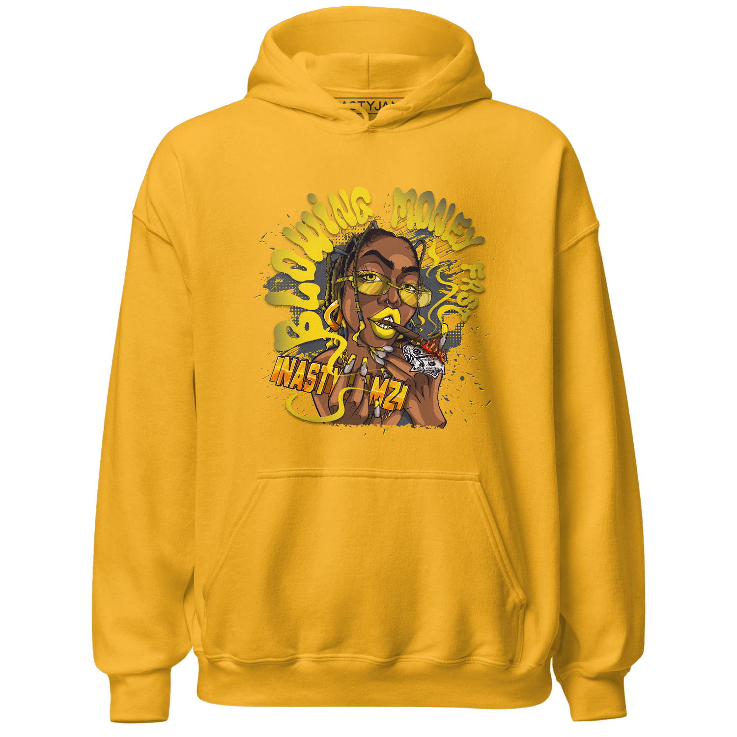 Thunder 4s Hoodie Match Blowing Money Fast Girl - NastyJamz