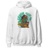 Lucky Green 5s Hoodie Match Blowing Money Fast Girl - NastyJamz