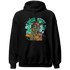 Lucky Green 5s Hoodie Match Blowing Money Fast Girl - NastyJamz