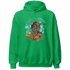 Lucky Green 5s Hoodie Match Blowing Money Fast Girl - NastyJamz