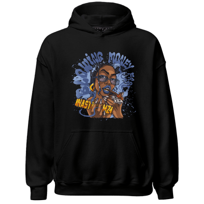 Midnight Navy 5s Hoodie Match Blowing Money Fast Girl - NastyJamz