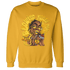 Yellow Ochre 6s Sweatshirt Match Blowing Money Fast Girl - NastyJamz