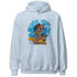 Powder Blue 9s Hoodie Match Blowing Money Fast Girl - NastyJamz
