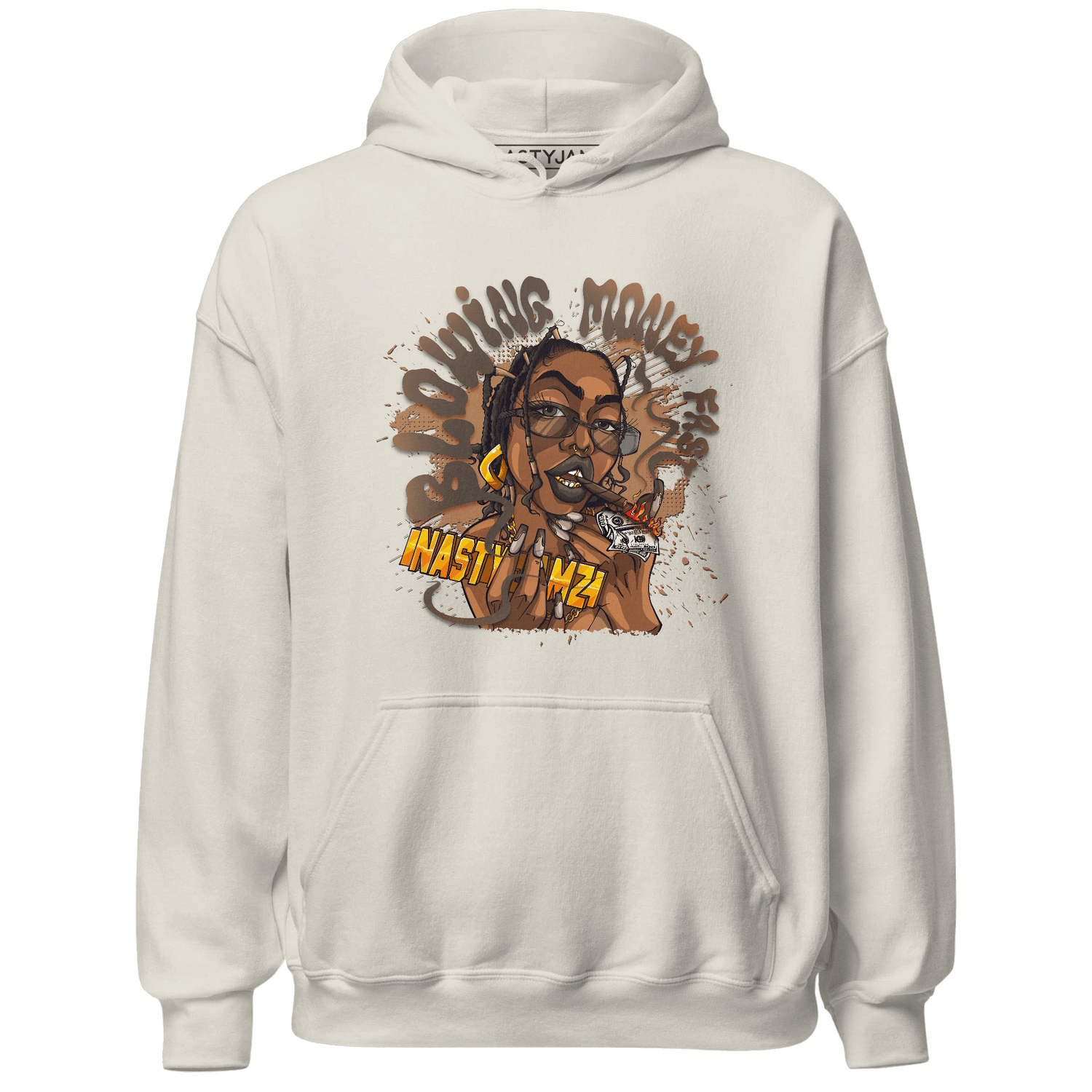 Jumpmann Jack Hoodie Match Blowing Money Fast Girl - NastyJamz
