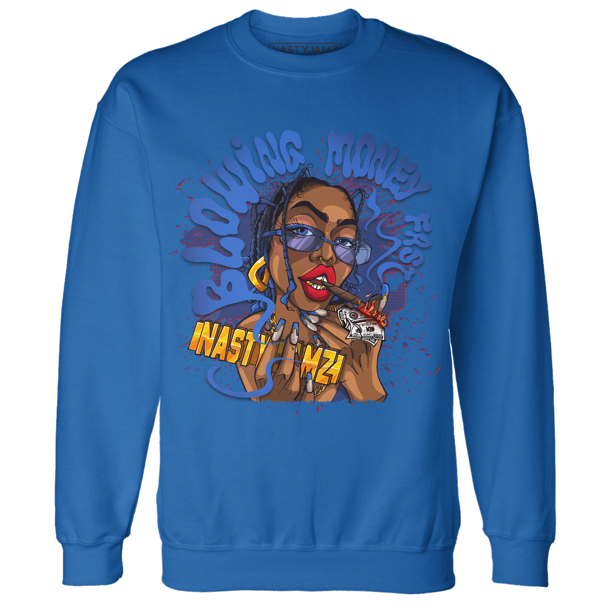 KB 4 Protro Philly Sweatshirt Match Blowing Money Fast Girl - NastyJamz