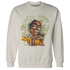 Yeezy Slide Resin Sweatshirt Match Blowing Money Fast Girl - NastyJamz
