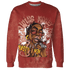 Dune Red 13s Sweatshirt Match Blowing Money Fast Girl 3D All-Over Print - NastyJamz