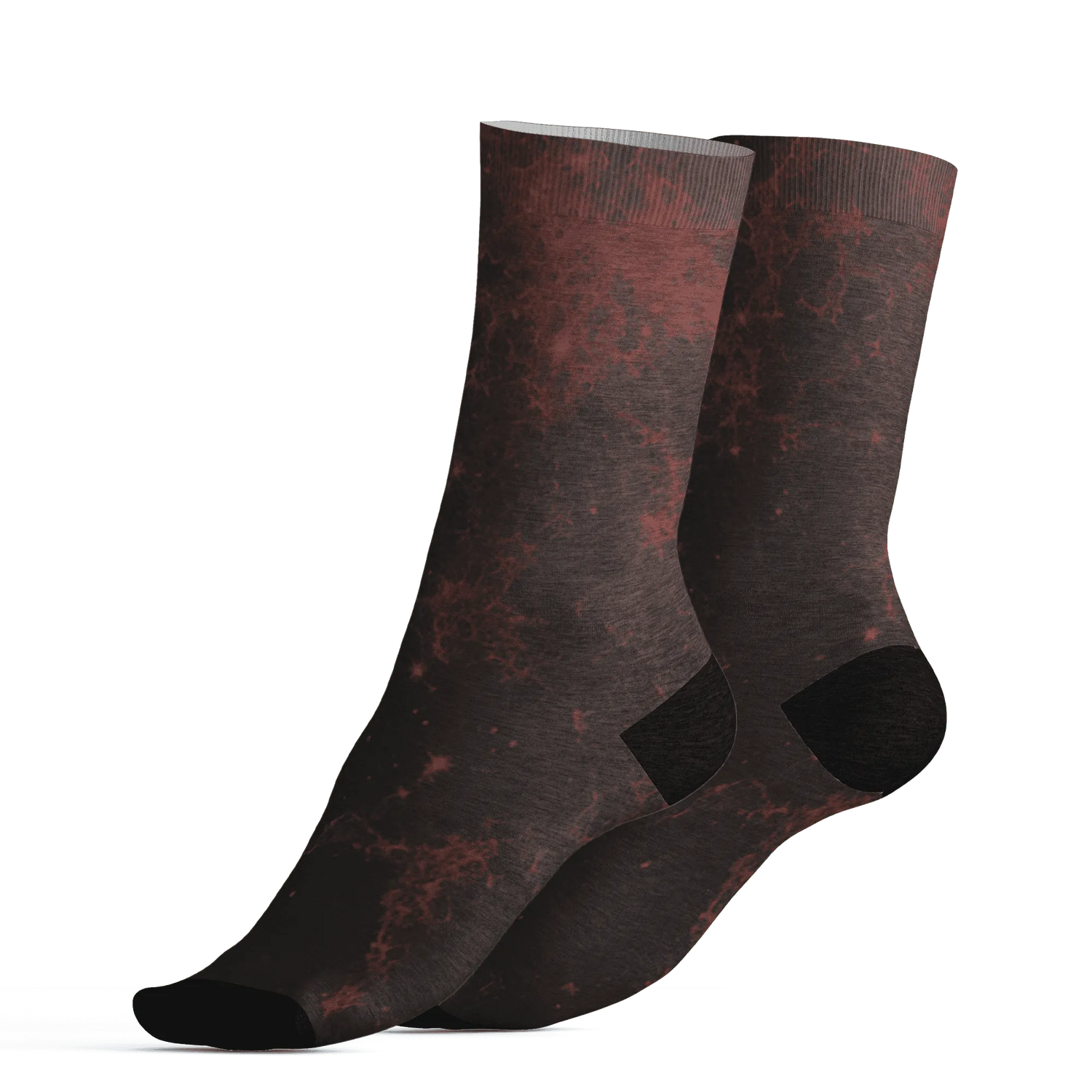 Black-Toe-Reimagined-Red-White-1s-NastyJamz-Socks-Match-Blowing-Money-Fast-Girl-3D