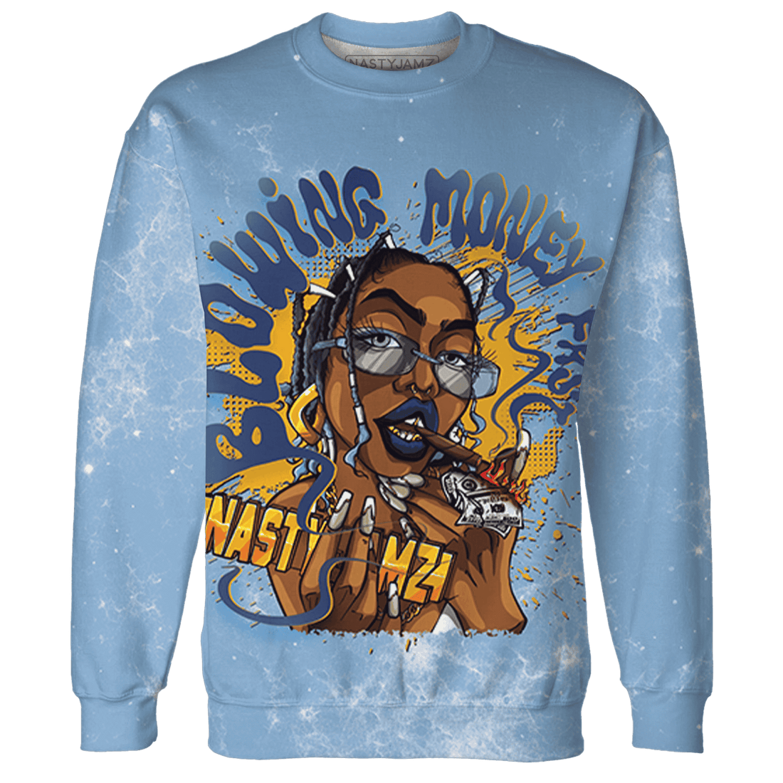First In Flight 1s Sweatshirt Match Blowing Money Fast Girl 3D All-Over Print - NastyJamz