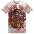 High 85 Metallic Burgundy 1s T Shirt Match Blowing Money Fast Girl 3D All-Over Print - NastyJamz
