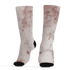 High 85 Metallic Burgundy 1s Socks Match Blowing Money Fast Girl 3D All-Over Print - NastyJamz