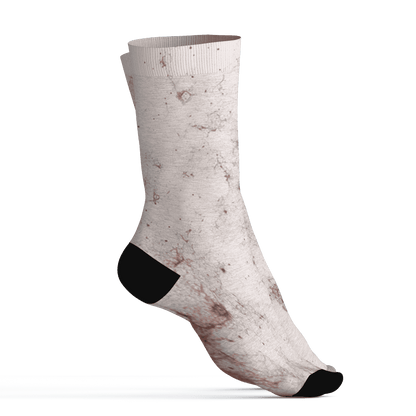 High 85 Metallic Burgundy 1s Socks Match Blowing Money Fast Girl 3D All-Over Print - NastyJamz