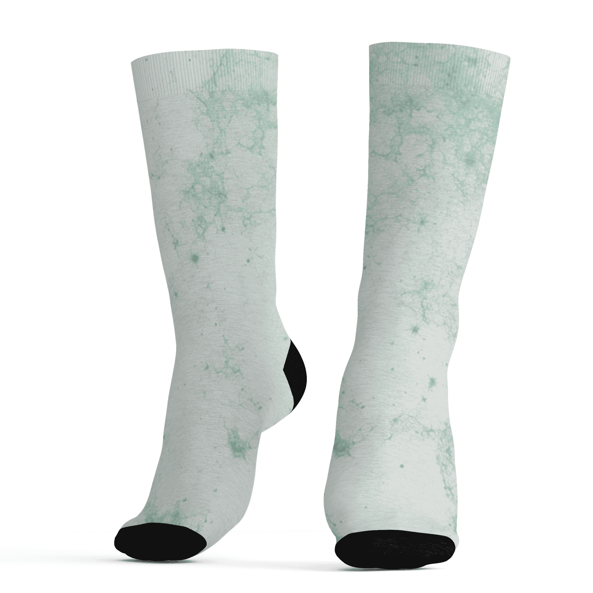High OG Green Glow 1s Socks Match Blowing Money Fast Girl 3D All-Over Print - NastyJamz