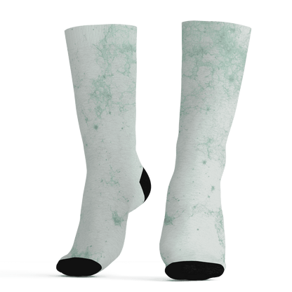 High OG Green Glow 1s Socks Match Blowing Money Fast Girl 3D All-Over Print - NastyJamz