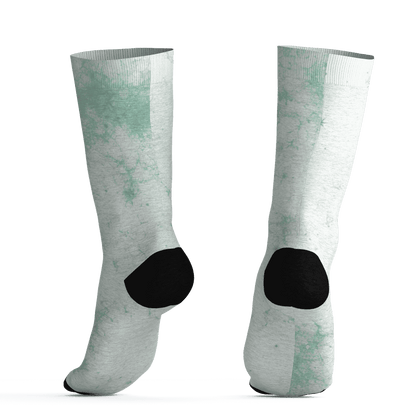 High OG Green Glow 1s Socks Match Blowing Money Fast Girl 3D All-Over Print - NastyJamz