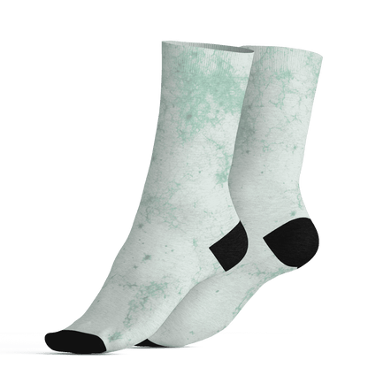 High OG Green Glow 1s Socks Match Blowing Money Fast Girl 3D All-Over Print - NastyJamz