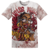 High White Team Red 1s T Shirt Match Blowing Money Fast Girl 3D All-Over Print - NastyJamz
