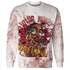 High White Team Red 1s Sweatshirt Match Blowing Money Fast Girl 3D All-Over Print - NastyJamz