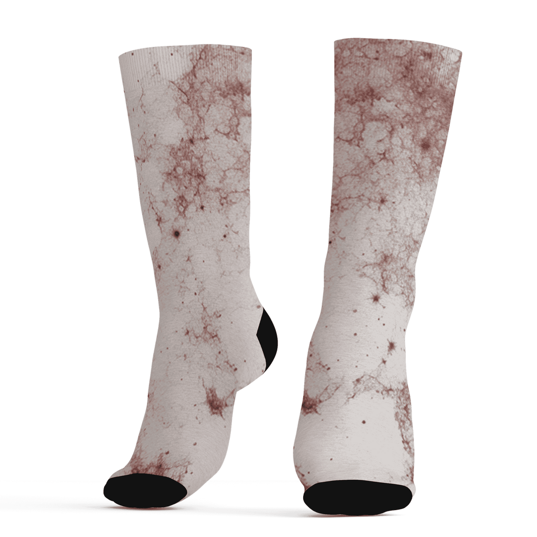 High White Team Red 1s Socks Match Blowing Money Fast Girl 3D All-Over Print - NastyJamz