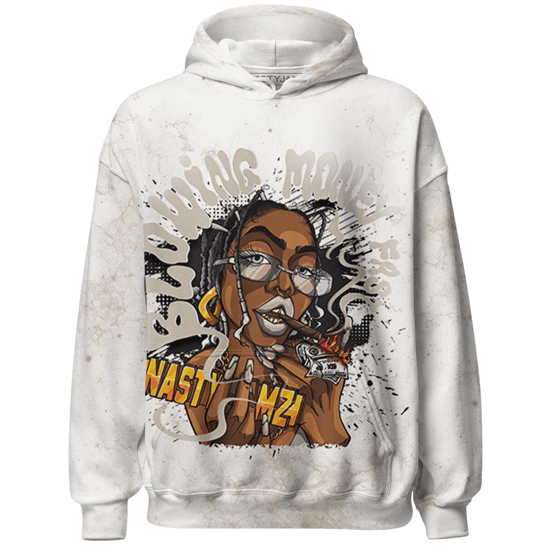 Latte 1s Hoodie Match Blowing Money Fast Girl 3D All-Over Print - NastyJamz