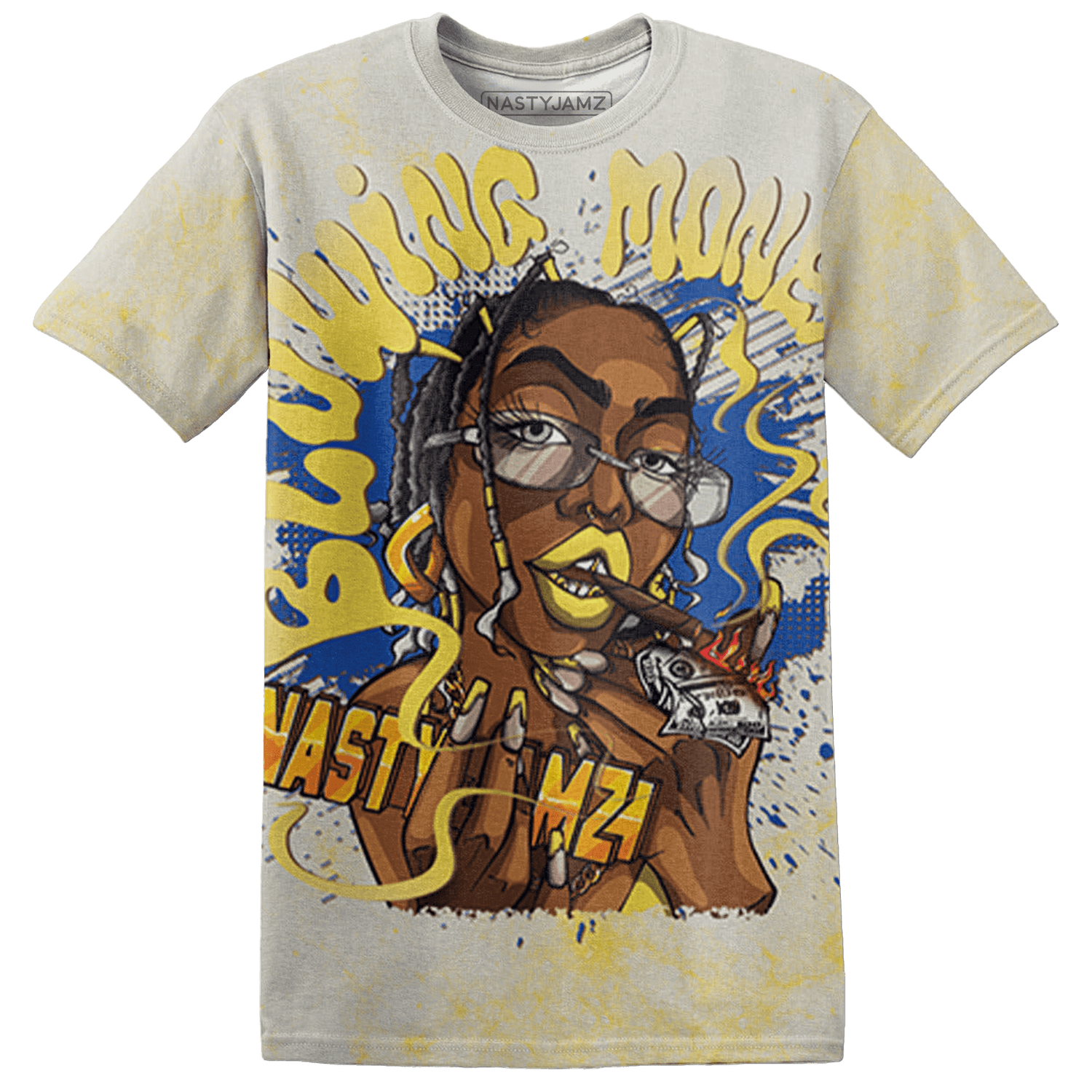 Low OG Canary TVSC 1s T Shirt Match Blowing Money Fast Girl 3D All-Over Print - NastyJamz