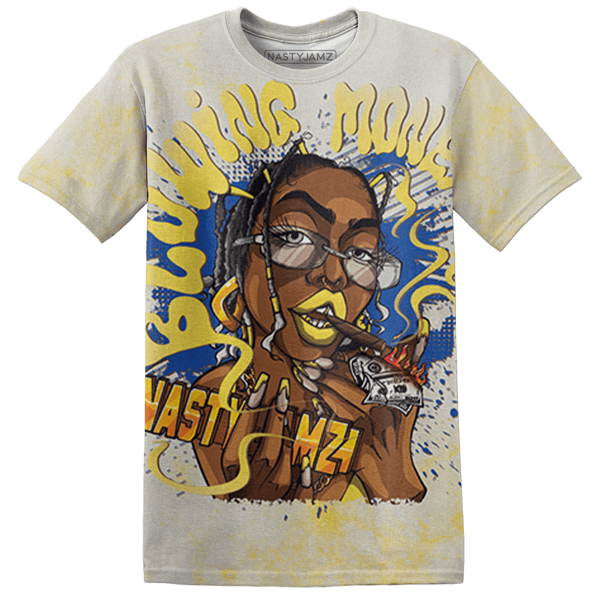 Low OG Canary TVSC 1s T Shirt Match Blowing Money Fast Girl 3D All-Over Print - NastyJamz