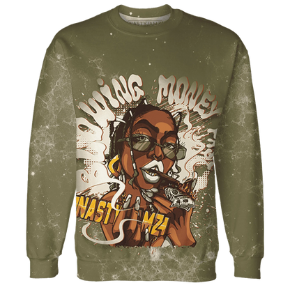 Medium-Olive-1s-Sweatshirt-Match-Blowing-Money-Fast-Girl-3D