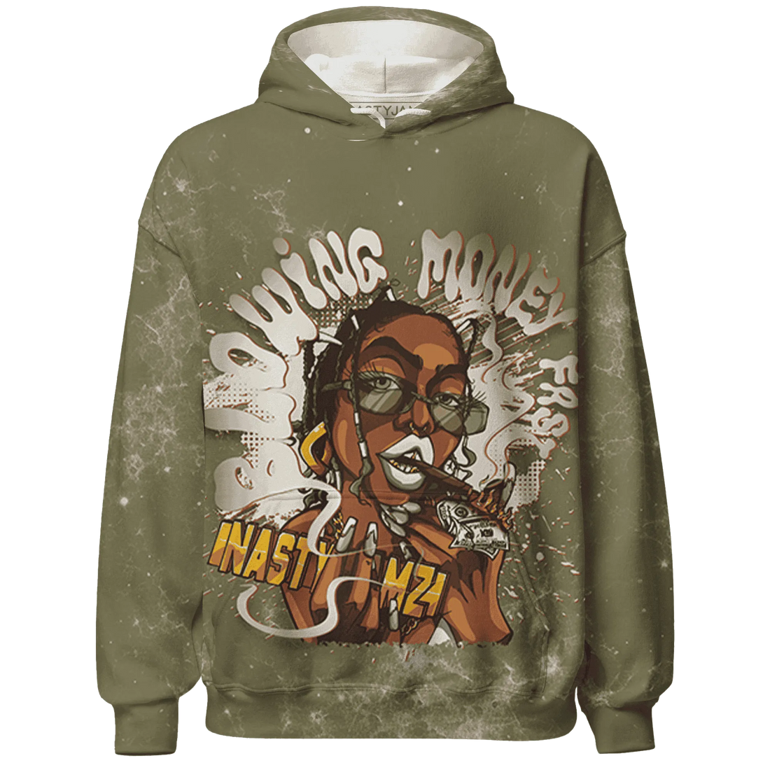Medium-Olive-1s-Hoodie-Match-Blowing-Money-Fast-Girl-3D