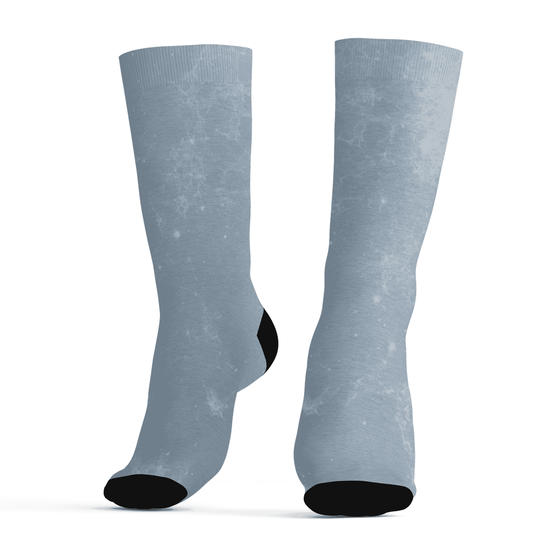 Mid Diffused Blue Grey 1s Socks Match Blowing Money Fast Girl 3D All-Over Print - NastyJamz