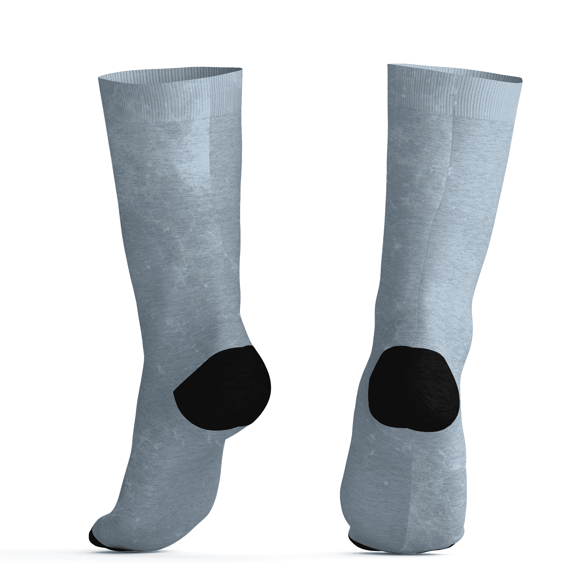 Mid Diffused Blue Grey 1s Socks Match Blowing Money Fast Girl 3D All-Over Print - NastyJamz