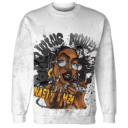 Wolf-Grey-1s-Sweatshirt-Match-Blowing-Money-Fast-Girl-3D