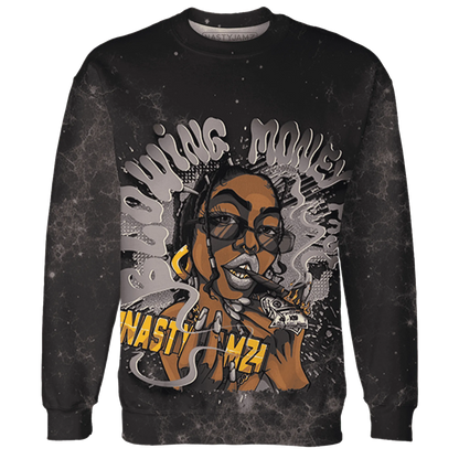 Black-Violet-Ore-3s-Sweatshirt-Match-Blowing-Money-Fast-Girl-3D