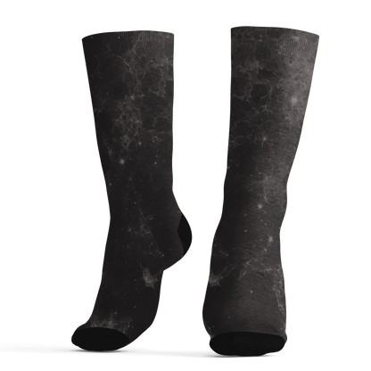 Black-Violet-Ore-3s-Socks-Match-Blowing-Money-Fast-Girl-3D