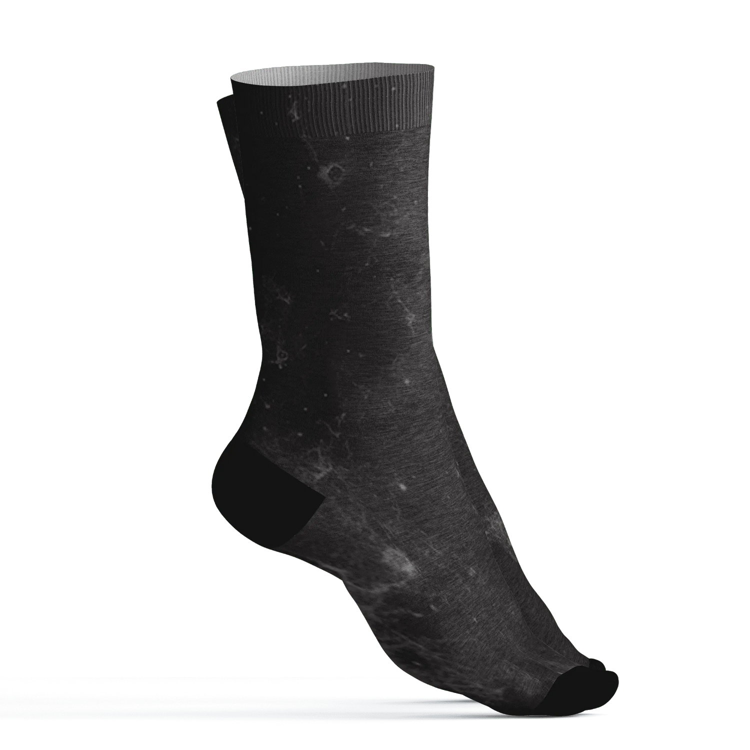Black-Violet-Ore-3s-Socks-Match-Blowing-Money-Fast-Girl-3D