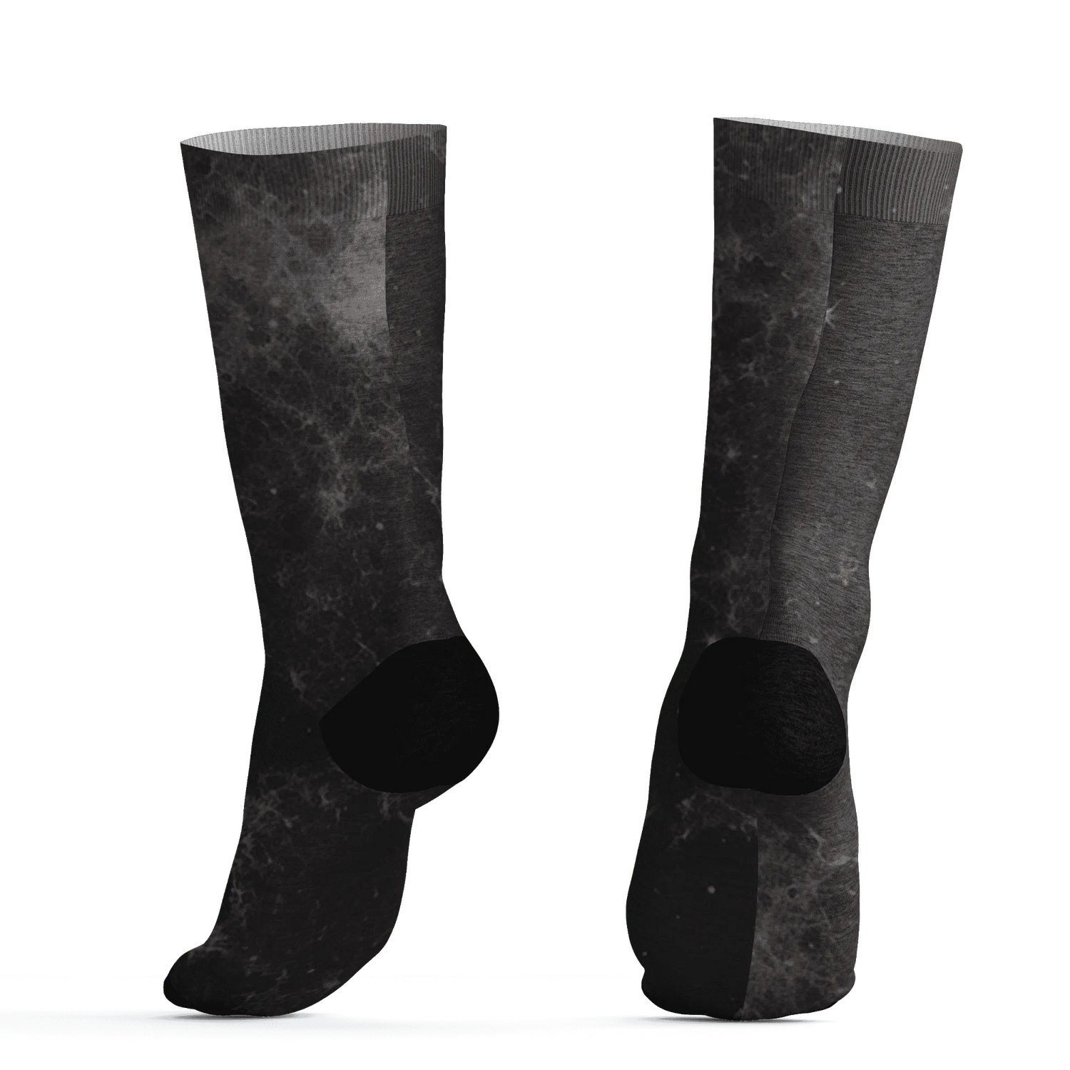 Black-Violet-Ore-3s-Socks-Match-Blowing-Money-Fast-Girl-3D