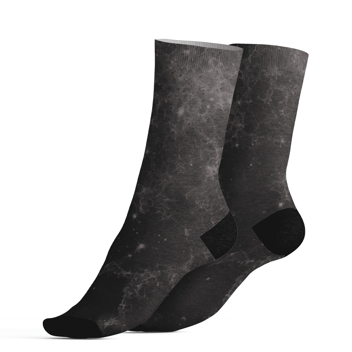 Black-Violet-Ore-3s-Socks-Match-Blowing-Money-Fast-Girl-3D