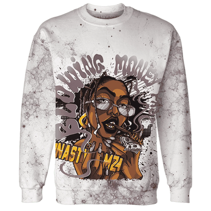 Burgundy-Crush-3s-Sweatshirt-Match-Blowing-Money-Fast-Girl-3D