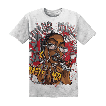Cement-Grey-3s-T-Shirt-Match-Blowing-Money-Fast-Girl-3D