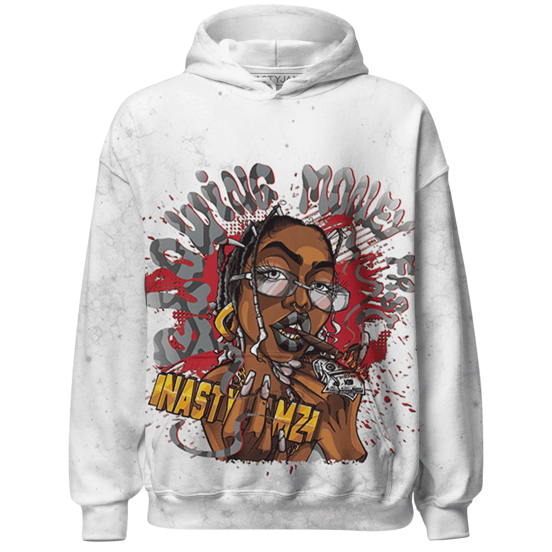Cement-Grey-3s-Hoodie-Match-Blowing-Money-Fast-Girl-3D