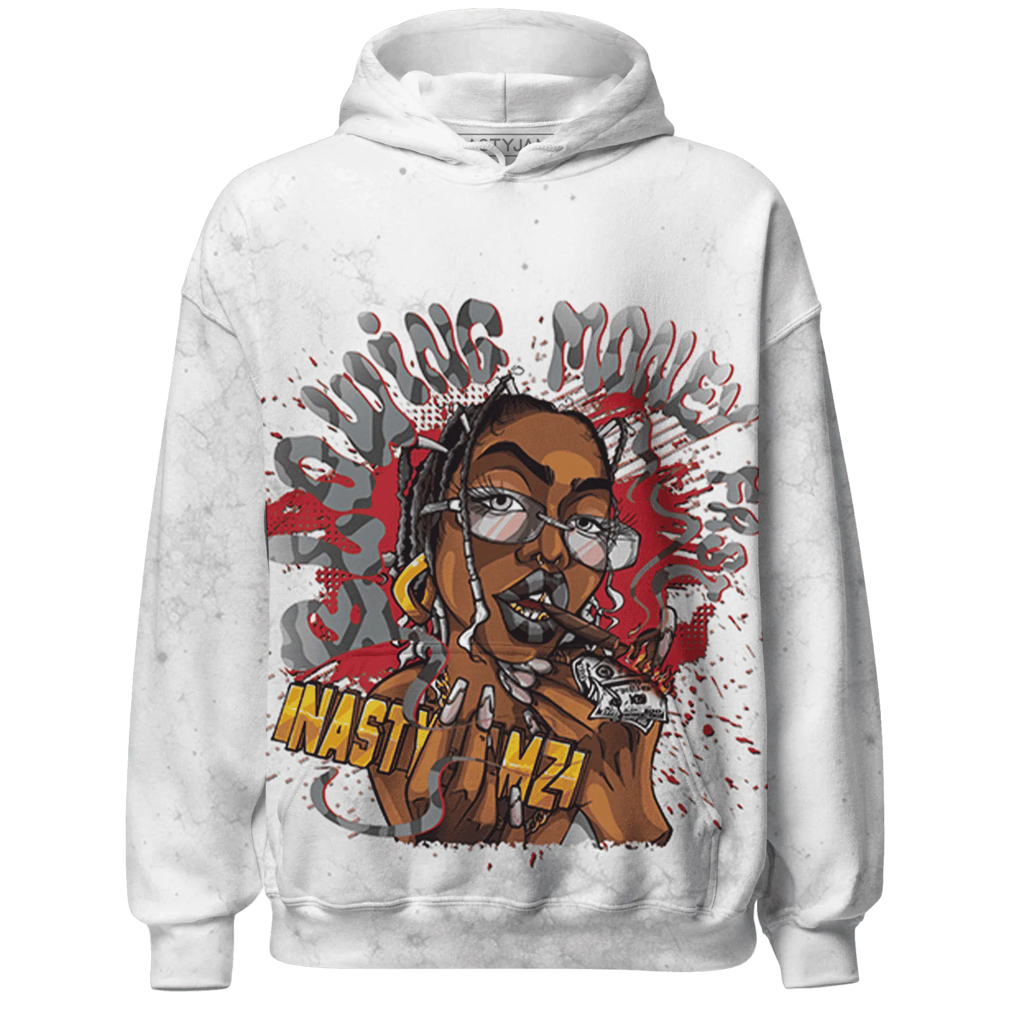 Cement-Grey-3s-Hoodie-Match-Blowing-Money-Fast-Girl-3D