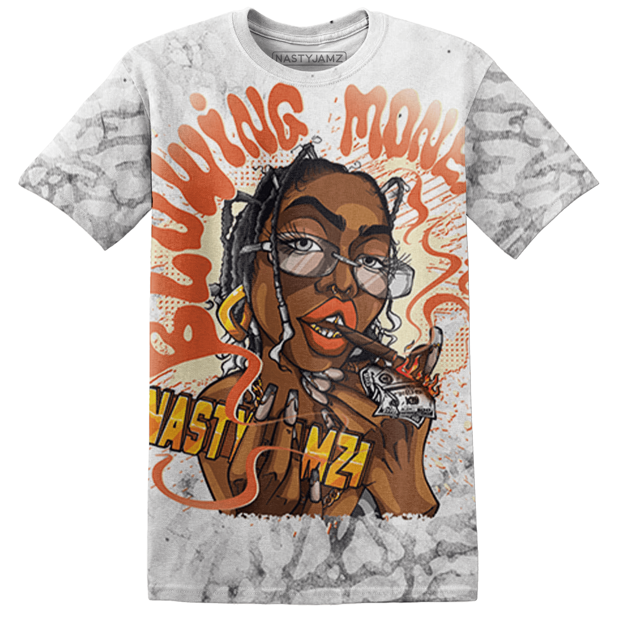Georgia Peach 3s T Shirt Match Blowing Money Fast Girl 3D All-Over Print - NastyJamz