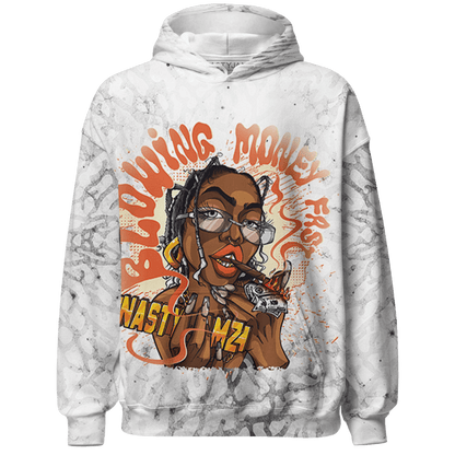 Georgia Peach 3s Hoodie Match Blowing Money Fast Girl 3D All-Over Print - NastyJamz