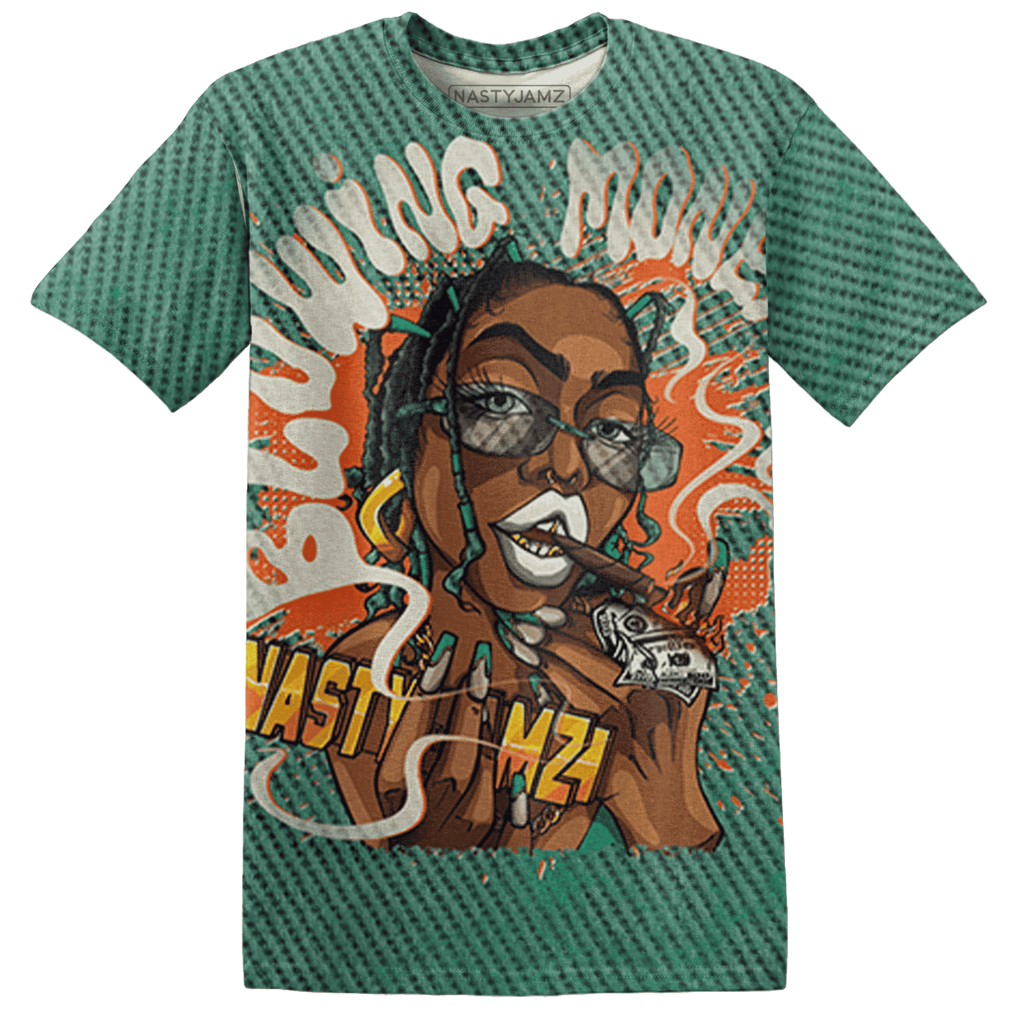 Nina CN Abney 3s T Shirt Match Blowing Money Fast Girl 3D All-Over Print - NastyJamz
