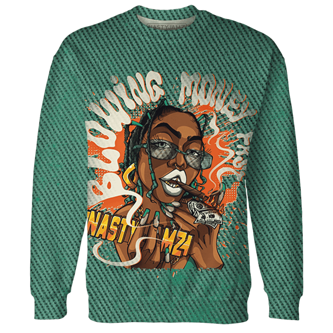 Nina CN Abney 3s Sweatshirt Match Blowing Money Fast Girl 3D All-Over Print - NastyJamz