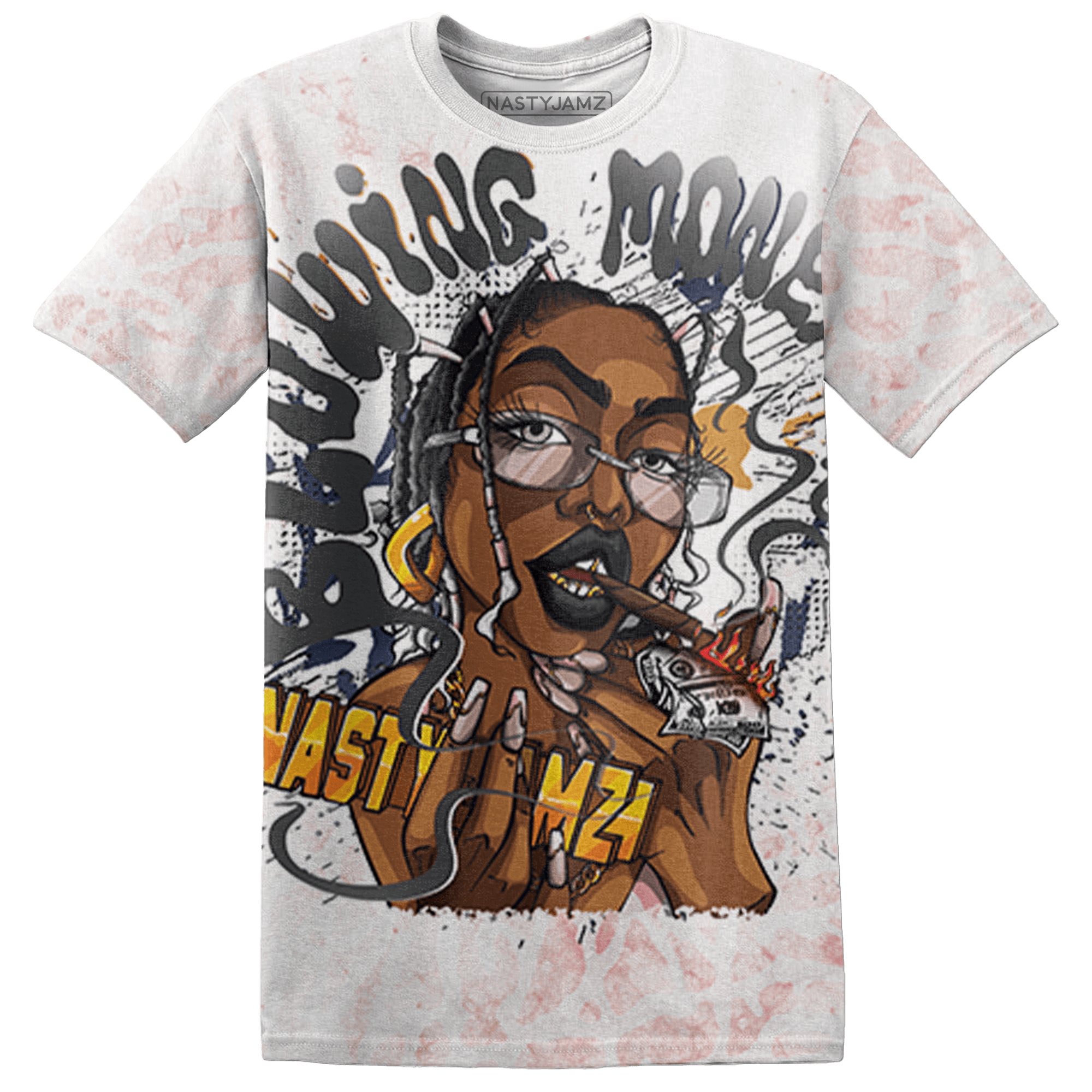 Red Stardust 3s T Shirt Match Blowing Money Fast Girl 3D All-Over Print - NastyJamz