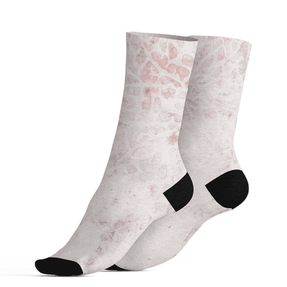 Red Stardust 3s Socks Match Blowing Money Fast Girl 3D All-Over Print - NastyJamz