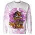 GS Hyper Violet 4s Sweatshirt Match Blowing Money Fast Girl 3D All-Over Print - NastyJamz