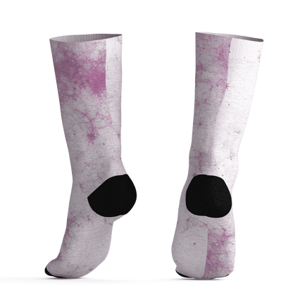 GS Hyper Violet 4s Socks Match Blowing Money Fast Girl 3D All-Over Print - NastyJamz