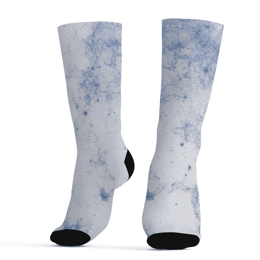 Industrial Blue 4s Socks Match Blowing Money Fast Girl 3D All-Over Print - NastyJamz