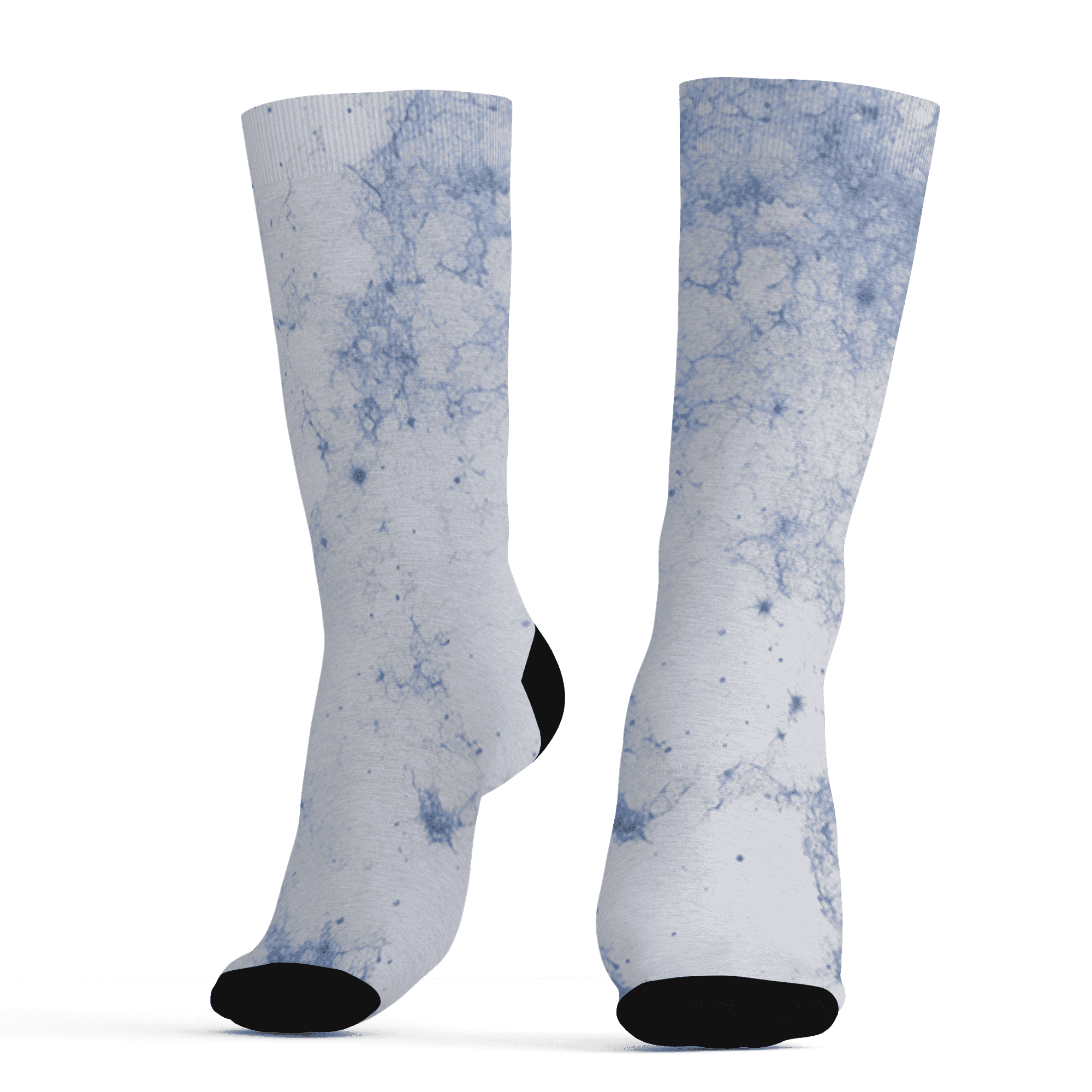 Industrial Blue 4s Socks Match Blowing Money Fast Girl 3D All-Over Print - NastyJamz